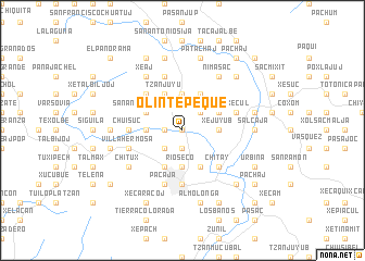 map of Olintepeque