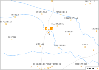 map of Olin