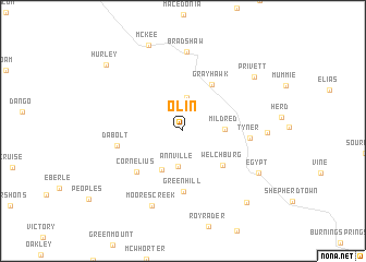 map of Olin