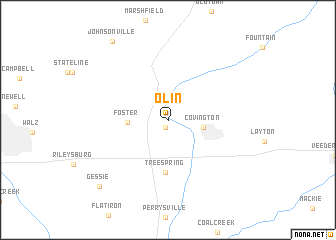 map of Olin