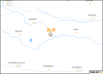 map of Olin