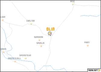 map of Olin