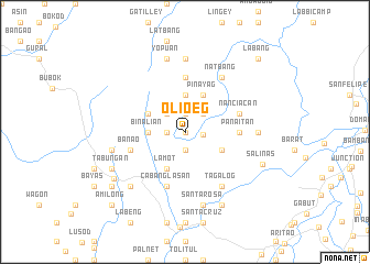 map of Olioeg