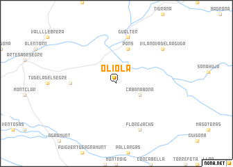 map of Oliola