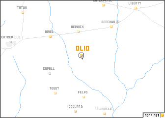 map of Olio
