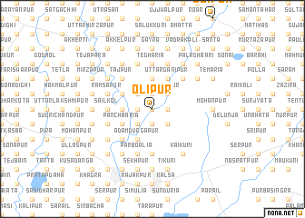 map of Olipur