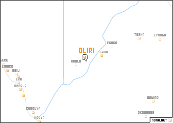 map of Oliri