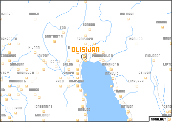 map of Olisijan