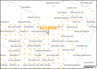 map of Olitenna