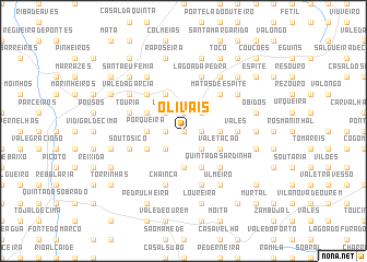 map of Olivais