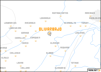 map of Olivar Bajo
