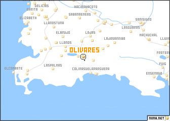 map of Olivares