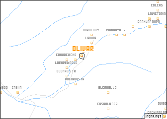 map of Olivar