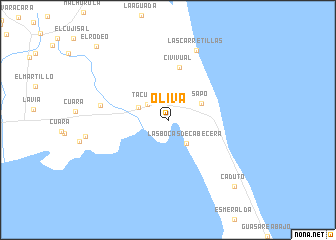 map of Oliva