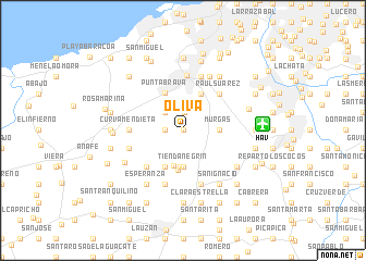 map of Oliva