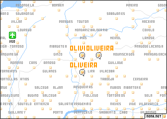 map of Oliveira