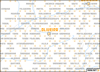 map of Oliveira