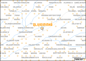 map of Oliveirinha