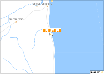 map of Olivença