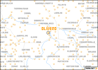 map of Olivero