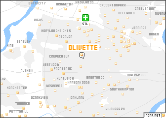 map of Olivette