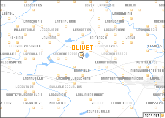 map of Olivet