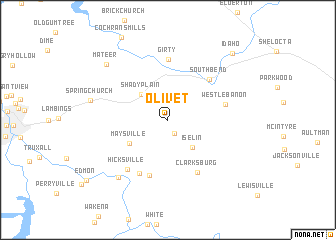 map of Olivet