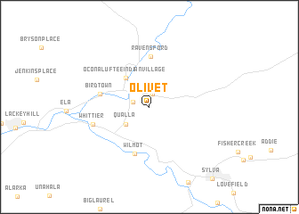 map of Olivet