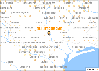 map of Olivita Abajo