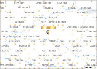 map of Olivoux