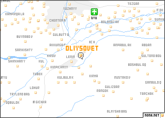 map of Oliy-Sovet