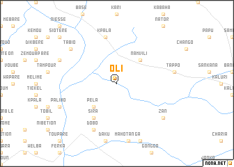 map of Oli