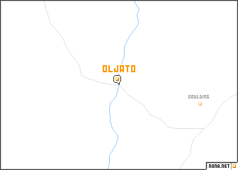 map of Oljato