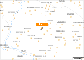 map of Olkash