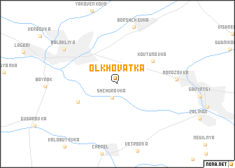 map of Olʼkhovatka