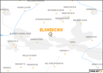 map of Olʼkhovchik