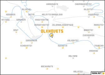 map of Olʼkhovets