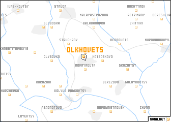 map of Olʼkhovets