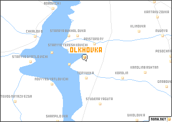 map of Olʼkhovka