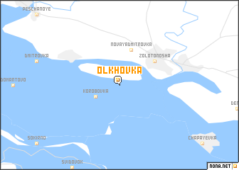 map of Olʼkhovka