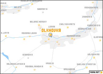 map of Olʼkhovka