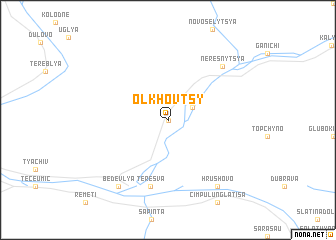 map of Olʼkhovtsy