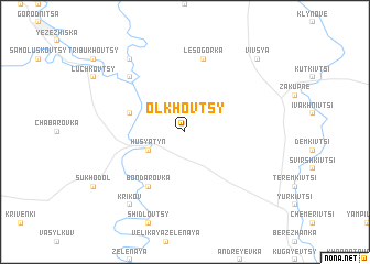 map of Olʼkhovtsy