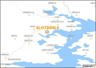 map of Olkitaipale