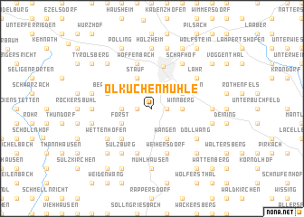 map of Ölkuchenmühle