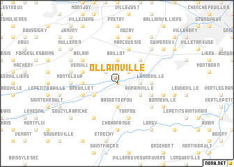 map of Ollainville
