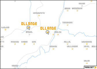 map of Ollandé