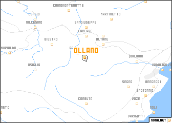 map of Ollano