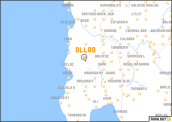 map of Ollao