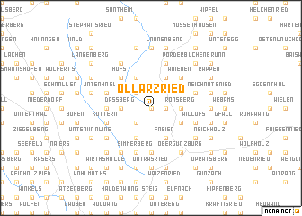 map of Ollarzried